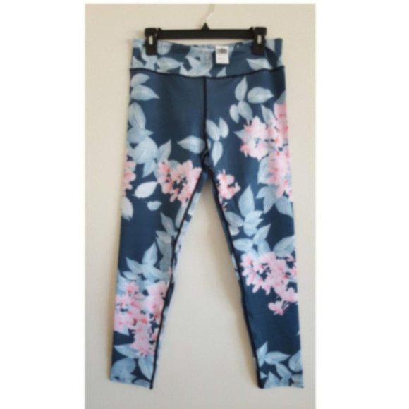 Green leggings with flower design - Picture 2 of 7